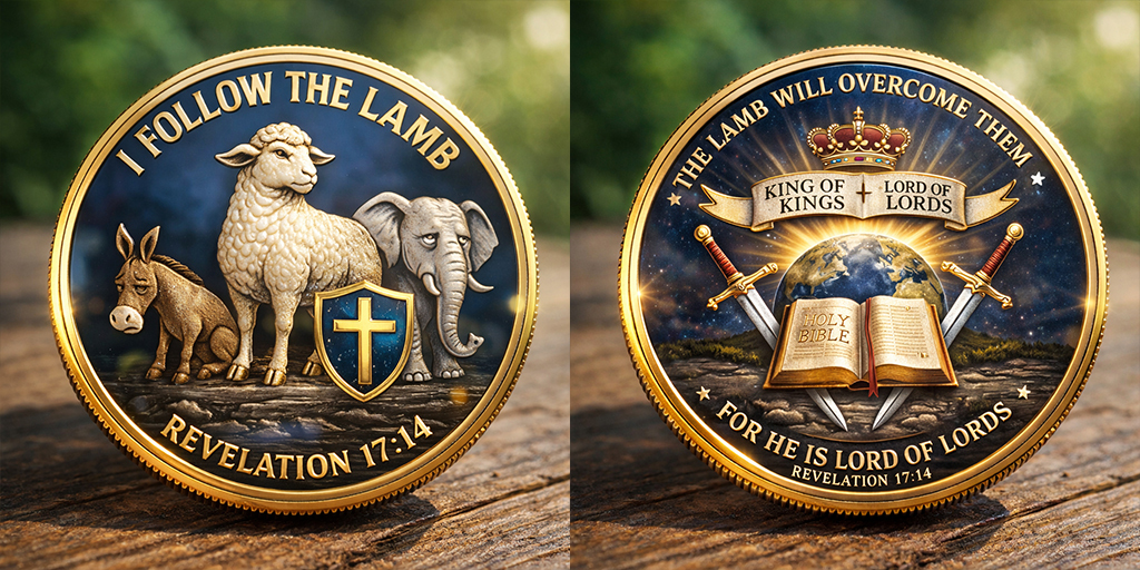 “Follow the Lamb” Christian Commemorative Coin