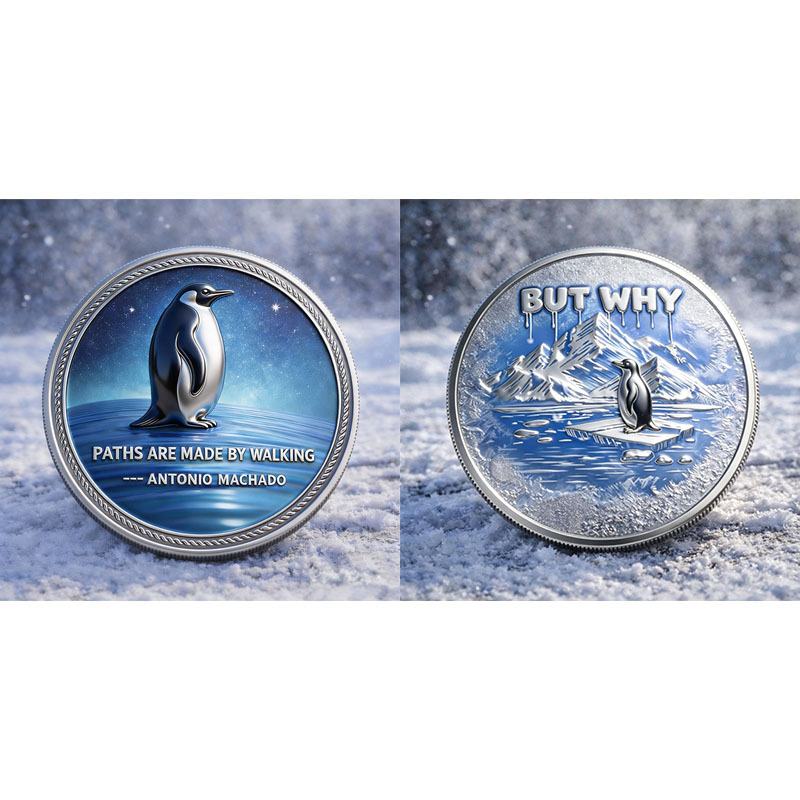 Paths Are Made by Walking But Why Commemorative Coin