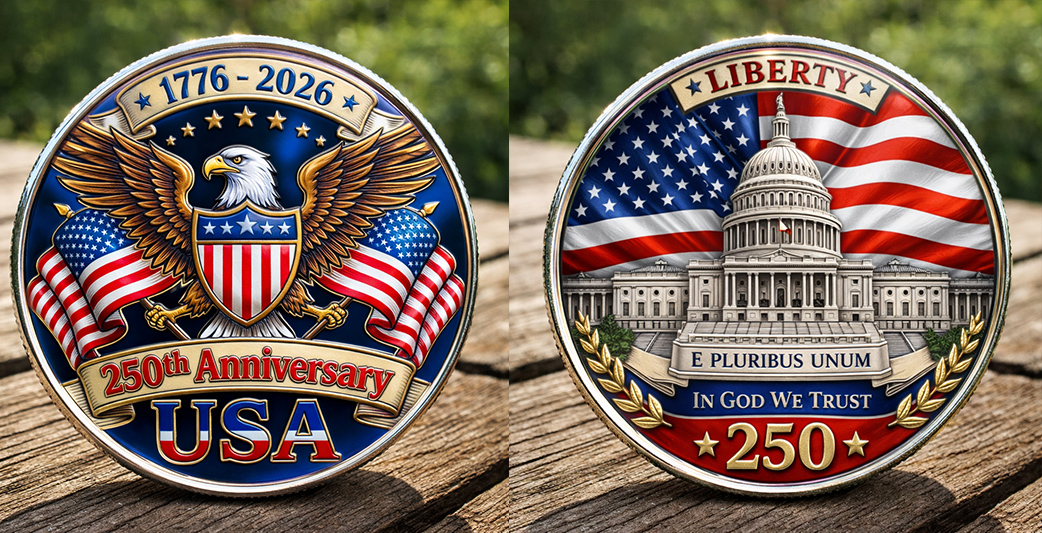 🏆Flash Sale 60% OFF -American Freedom 250th Anniversary Commemorative Coin
