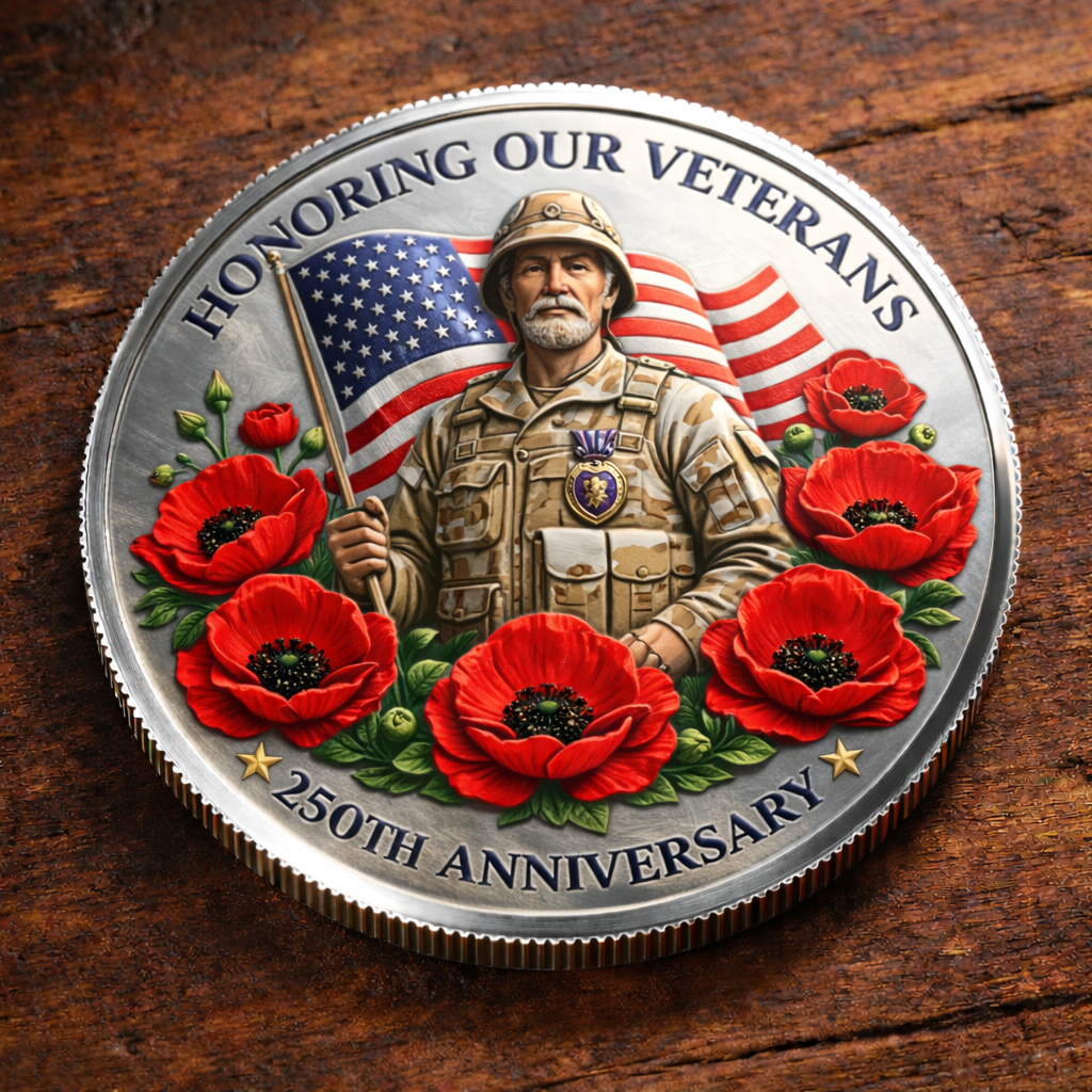 🏆Flash Sale 60% OFF - Honoring Our Veterans 250th Anniversary Commemorative Coin