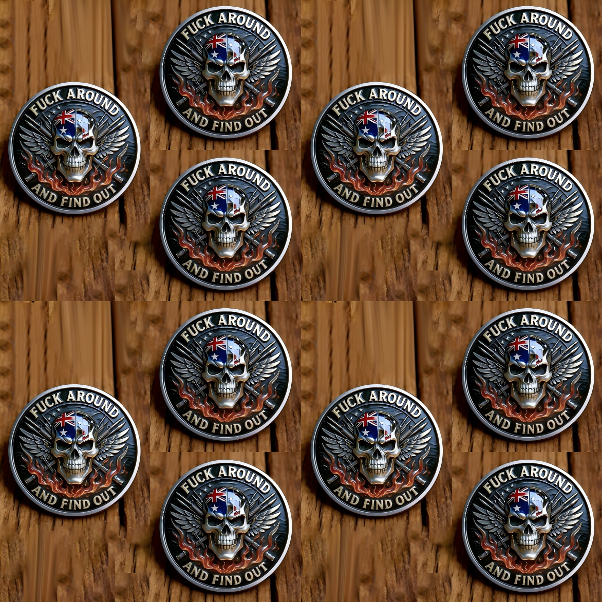 🏆Flash Sale 60% OFF - ✨“F.A.F.O.” Challenge Coin – STAY READY, ALWAYS 🔥