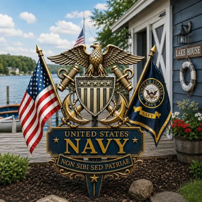 🏆Last Day Promo: 49% OFF 🎖️-US Marine Corps Semper Fidelis Tribute Garden Stake