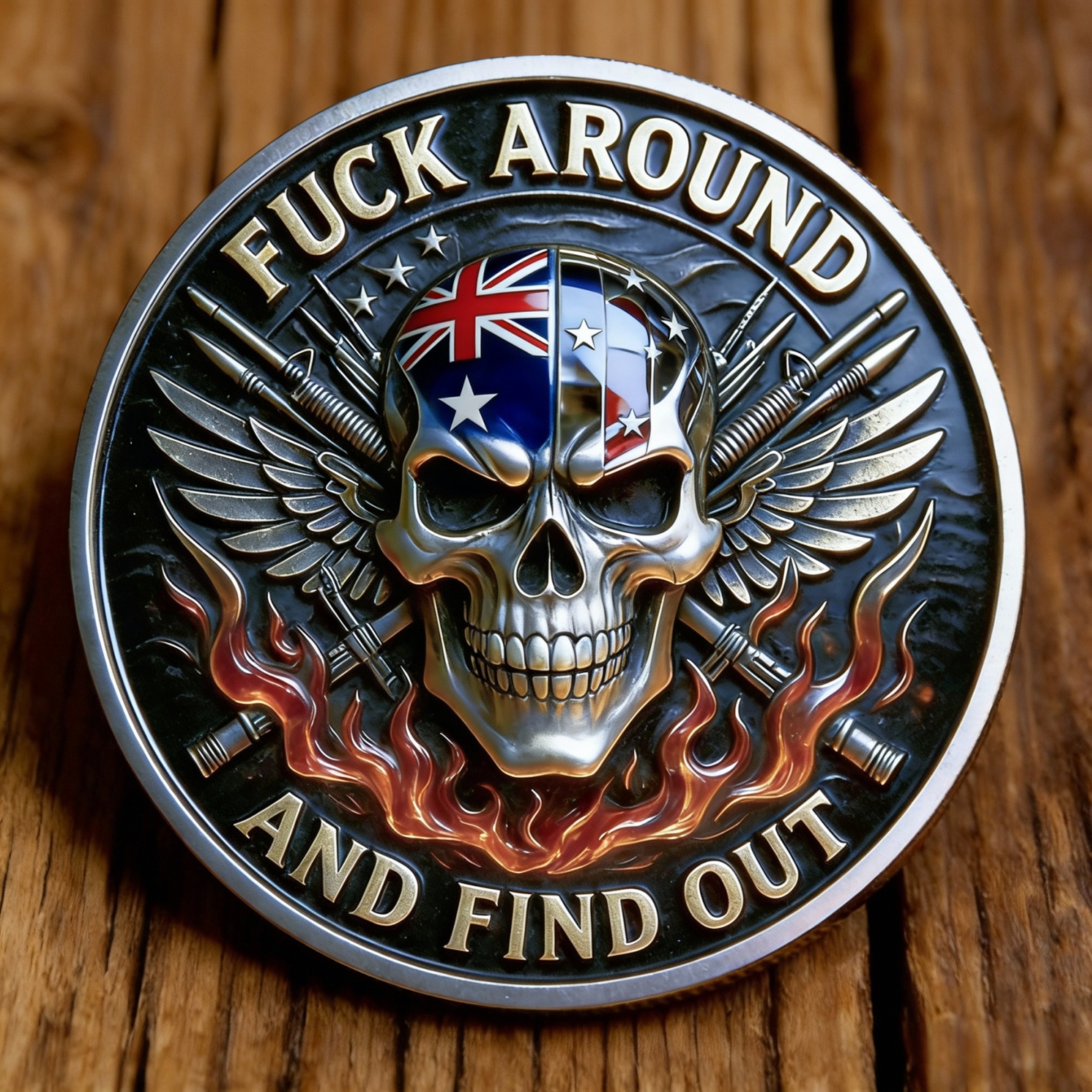 🏆Flash Sale 60% OFF - ✨“F.A.F.O.” Challenge Coin – STAY READY, ALWAYS 🔥