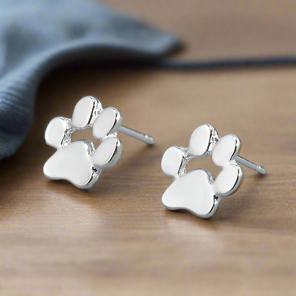 Hypoallergenic Paw Earrings – Made of Stainless Steel