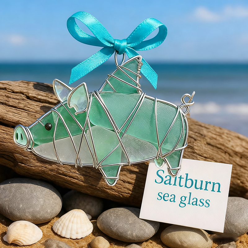 🌊 Sea Glass Horse Year Animal Gift