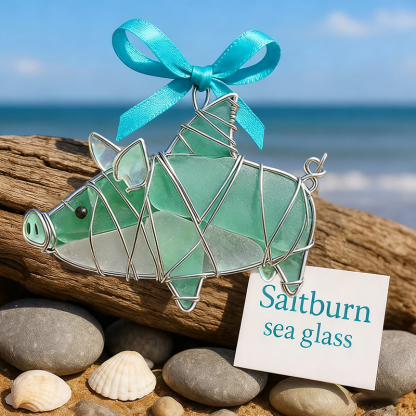 🌊 Sea Glass Horse Year Animal Gift