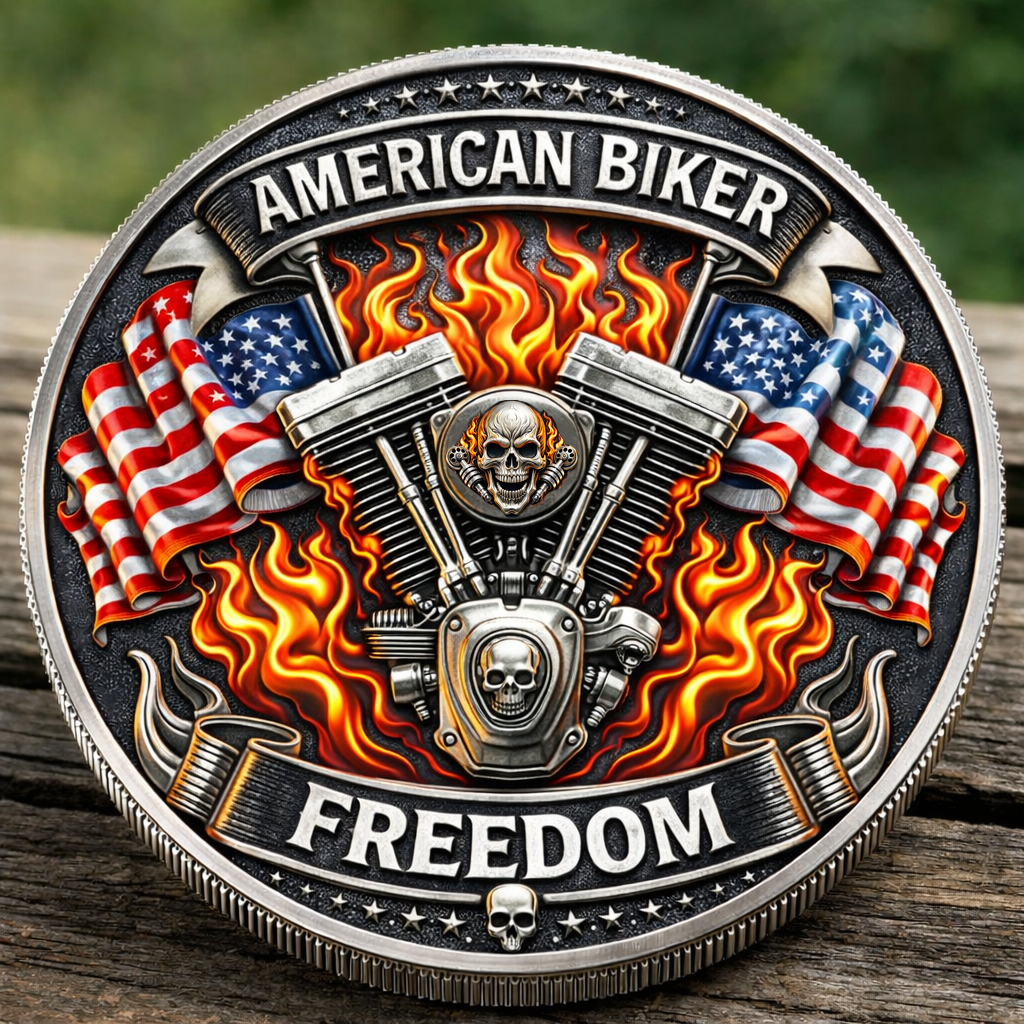 🏆Flash Sale 60% OFF - The Biker’s Commemorative Freedom Coin