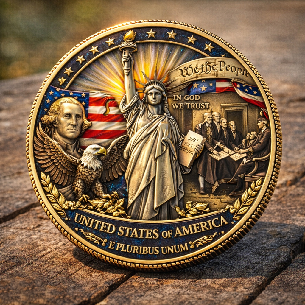 🏆Flash Sale 60% OFF - Faith & Freedom 250th Anniversary Coin
