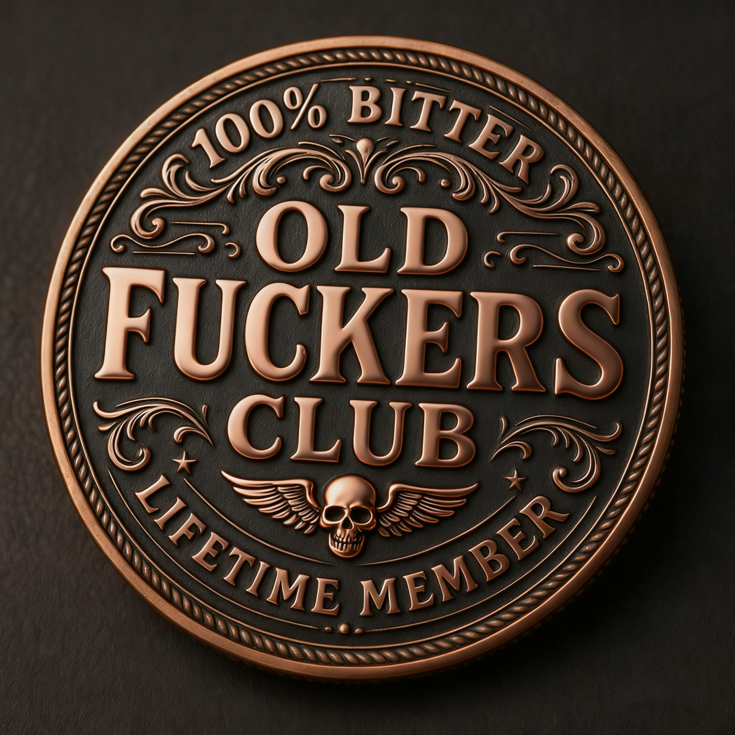 🏆Flash Sale 60% OFF - Old F*ckers Club – Lifetime Member Coin
