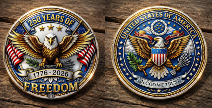 🏆Flash Sale 60% OFF - 250 Years of Freedom Commemorative Coin