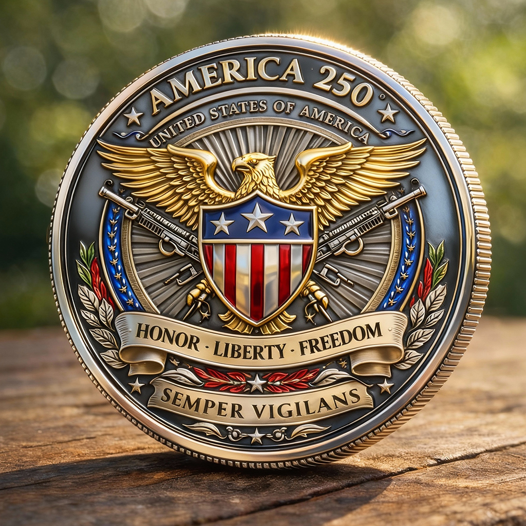 Veteran Strong Military Tribute Challenge Coin