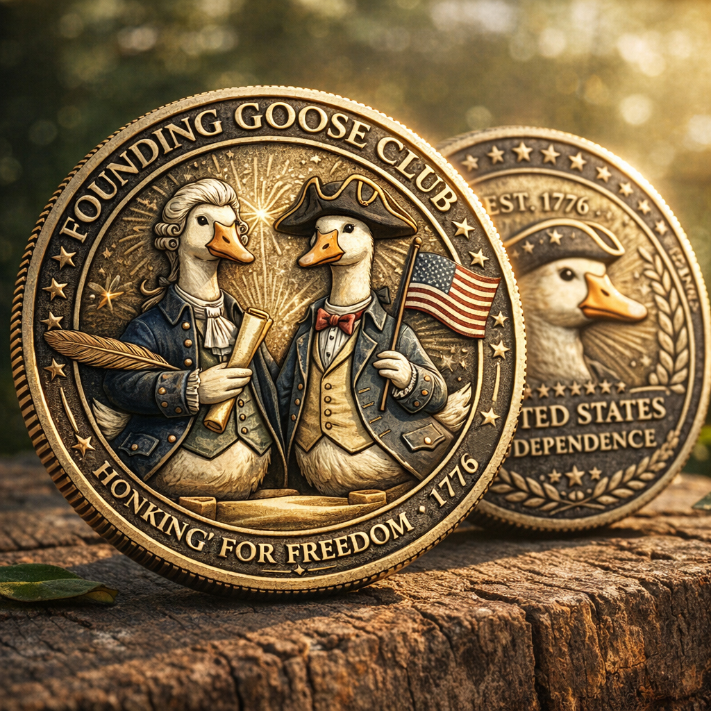 🏆Flash Sale 60% OFF - Founding Goose Club Limited Edition Coin