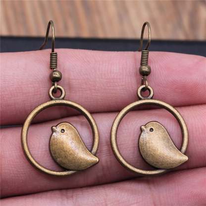 🐦Vintage Bird Drop Earrings