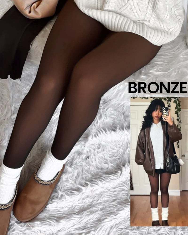 MAGIC VELVET LINED LEGGINGS • CLOSED FOOT (LOOKS LIKE PANTYHOSE)