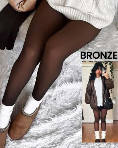 MAGIC VELVET LINED LEGGINGS • CLOSED FOOT (LOOKS LIKE PANTYHOSE)