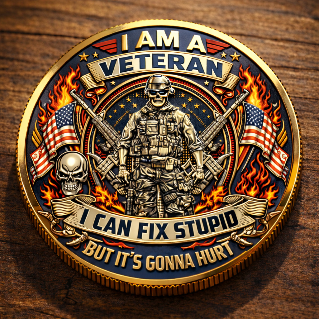 🏆Flash Sale 60% OFF - Honoring All Who Served Military Coin