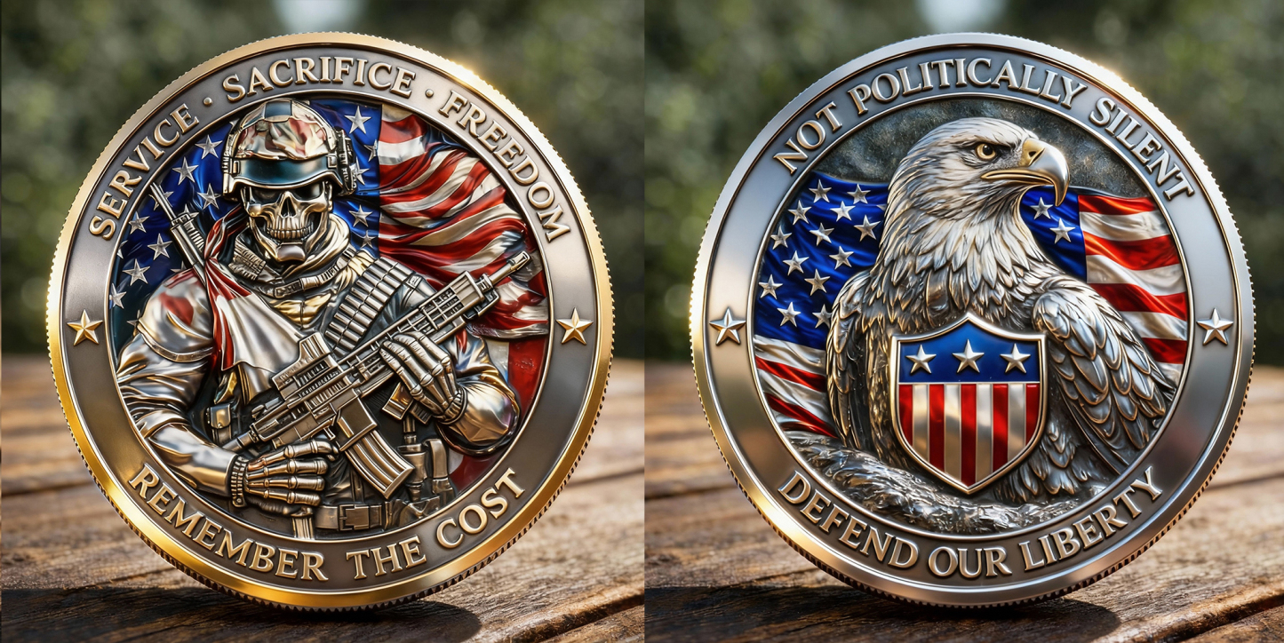 American Patriotic Commemorative Challenge Coin