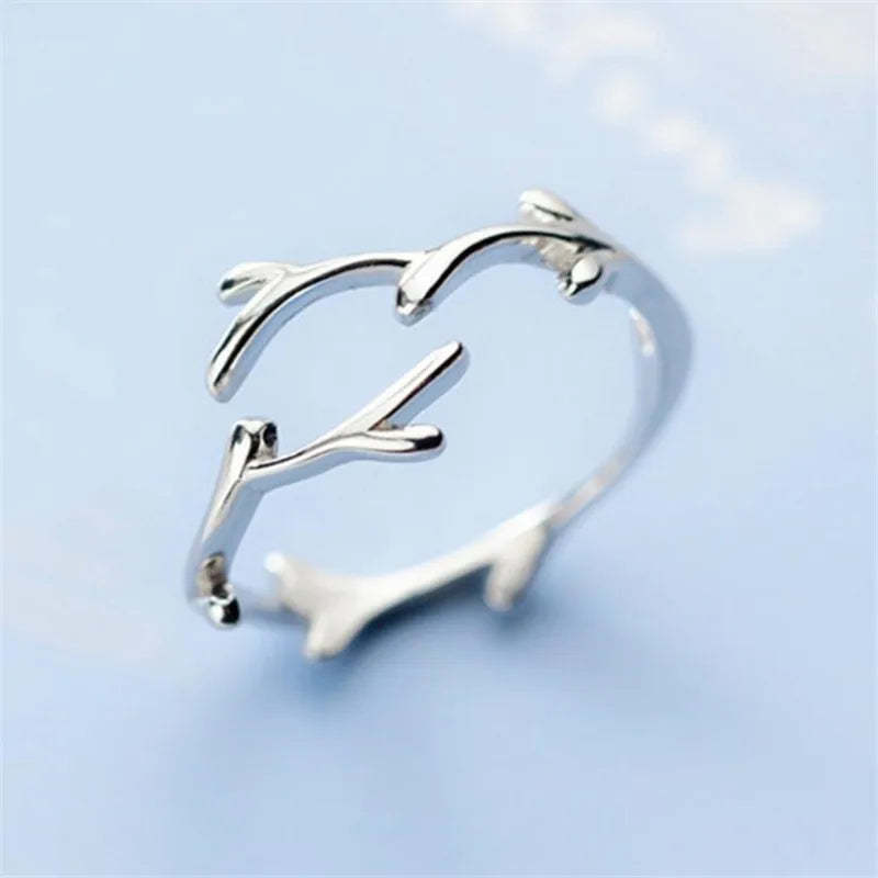 Sterling Silver Branch Ring