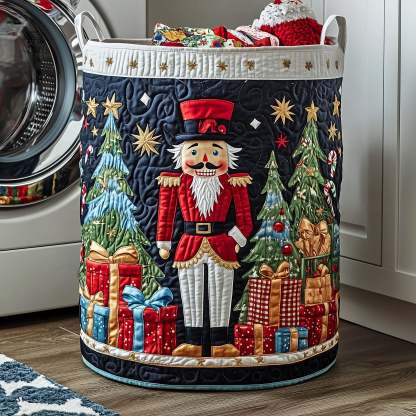 Nutcracker Guard Quilted Laundry Basket GFTOMA5039