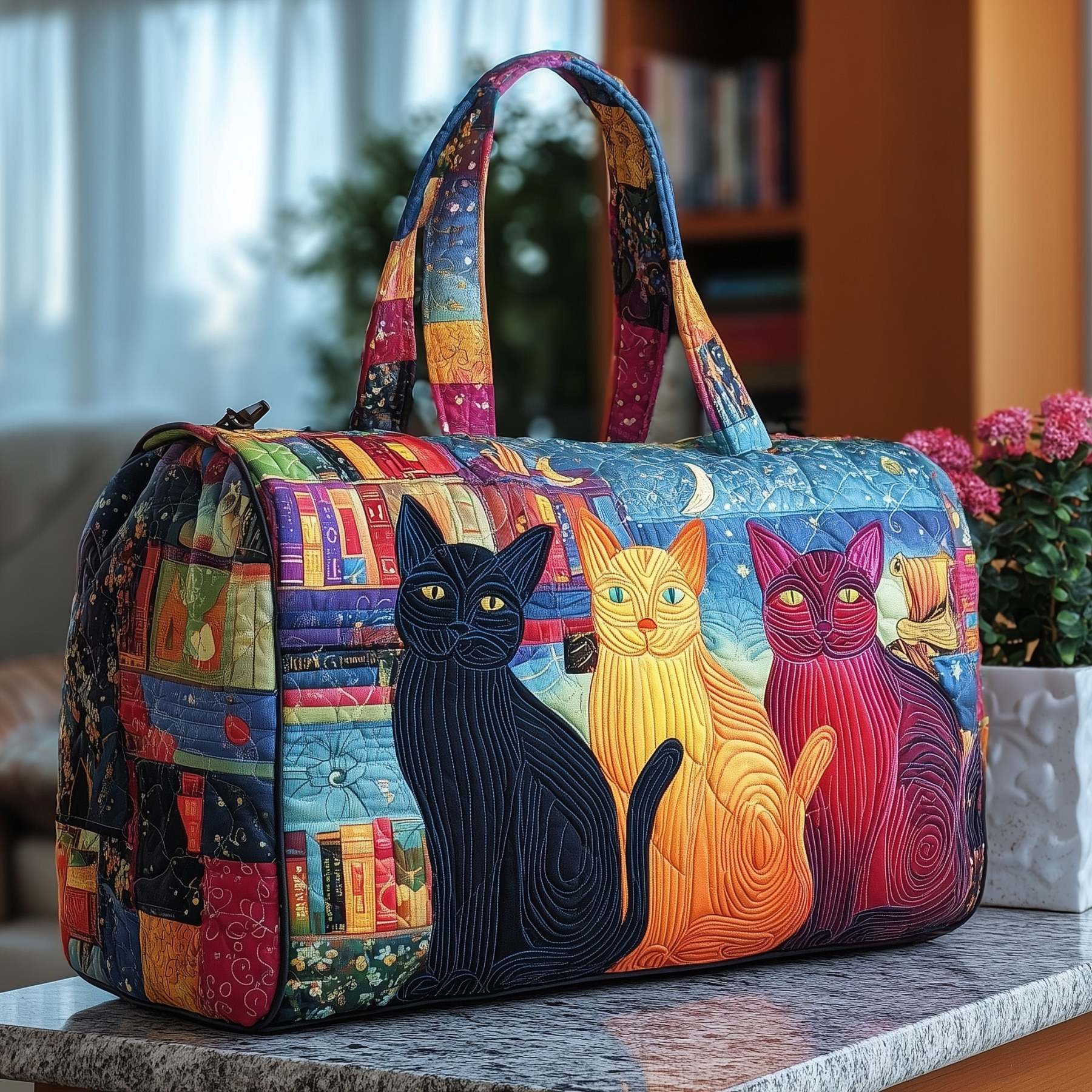 Purrfect Triple Quilted Duffle Bag GFTONL5836