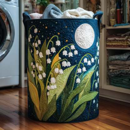 Lily of the Valley Quilted Laundry Basket GFTONT2614