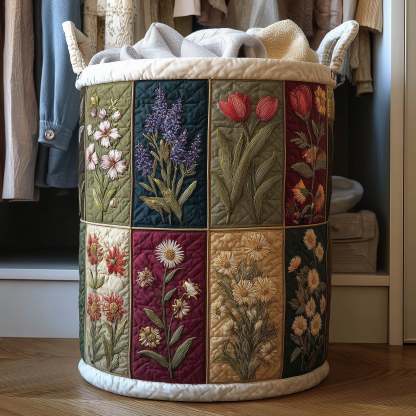 Blooming Charm Quilted Laundry Basket GFTONT5791
