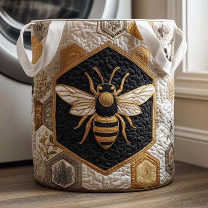 Royal Nectar Quilted Laundry Basket GFTOQM1823