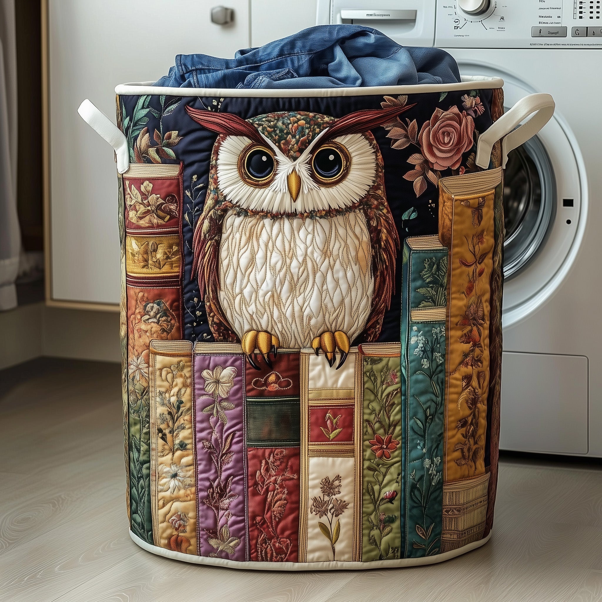 Wise Reader Quilted Laundry Basket GFTOTP12148