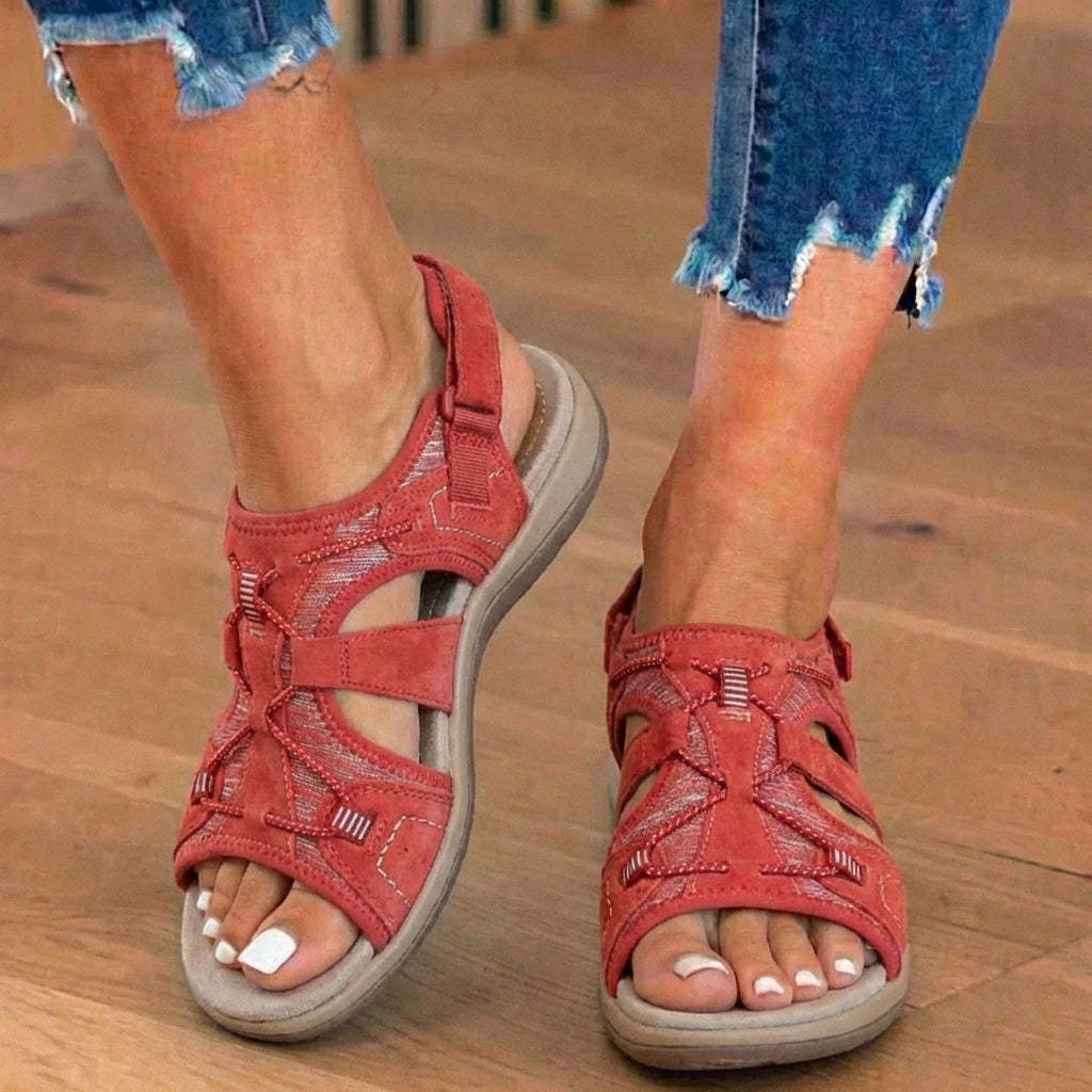 Orthopedic Sport Mesh Sandals - Multi-Strap Adjustable Design