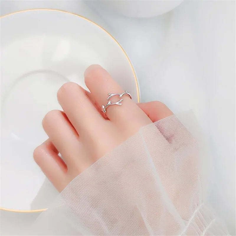 Sterling Silver Branch Ring