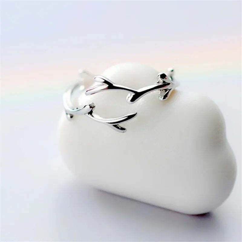Sterling Silver Branch Ring