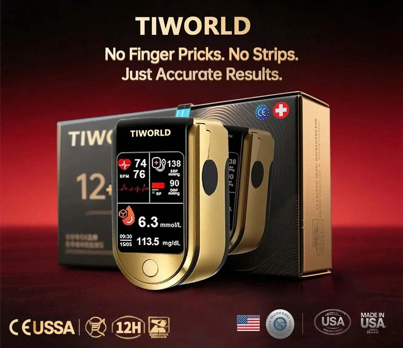 🔥Final 3 Hours: 70% OFF🏆Develops Newly Launched Non-Invasive Smart Glucose Meter✅ADA Approved