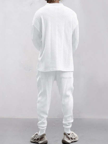 Athleisure Cable Jacquard Set