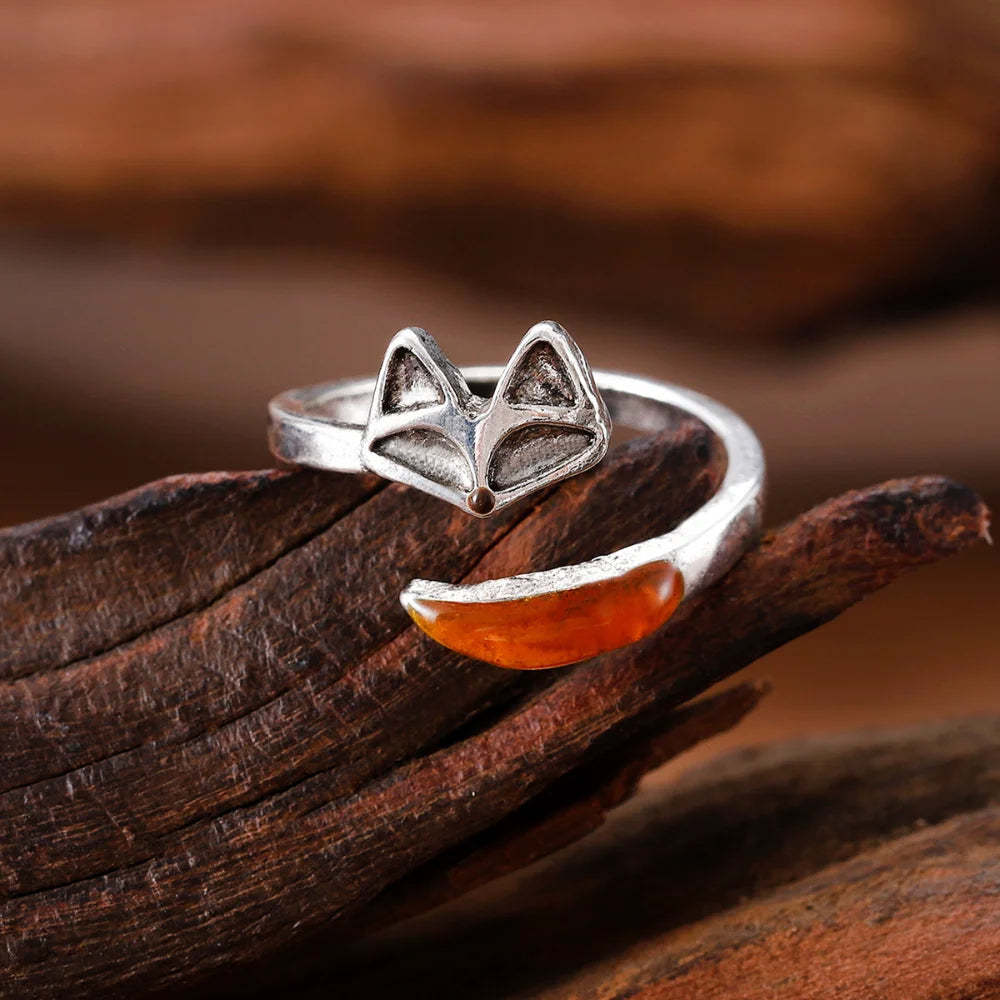 Vintage Fox Spirit Ring