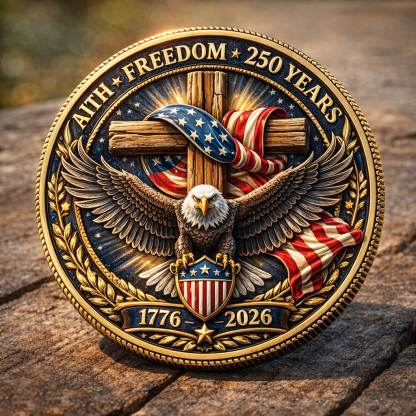 🏆Flash Sale 60% OFF - Faith & Freedom 250th Anniversary Coin