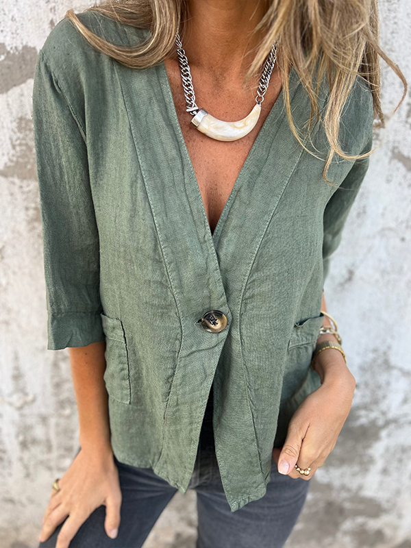 NEW🔥 Linen Pocket Shirt