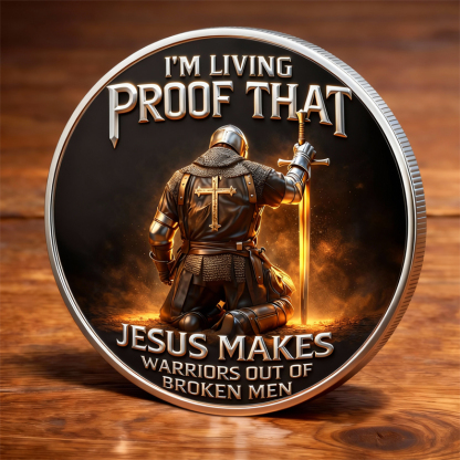 🏆New Year 60% OFF- Christian Warrior Coin – Armor of God Edition