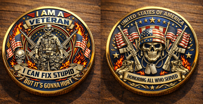 🏆Flash Sale 60% OFF - Honoring All Who Served Military Coin