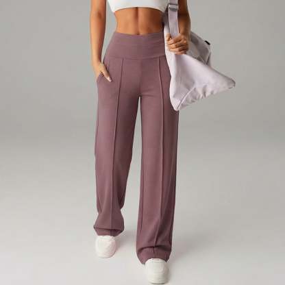 💕Women's Plain Loose Straight Leg Pants