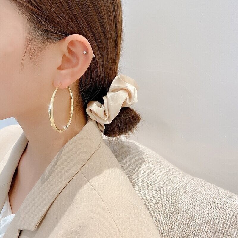 S925 Fashion Classic Circle Earrings