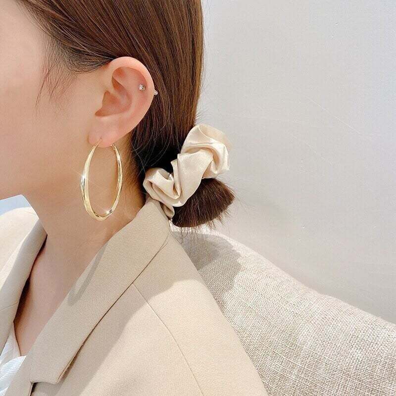 S925 Fashion Classic Circle Earrings