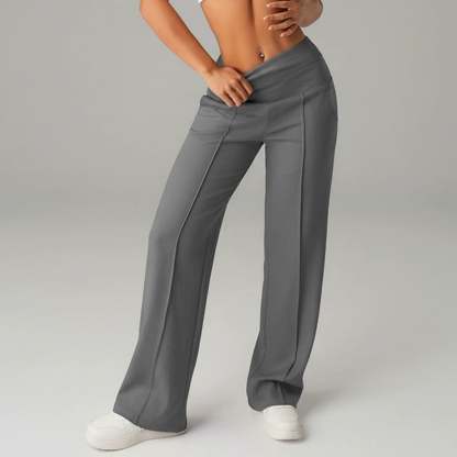 💕Women's Plain Loose Straight Leg Pants