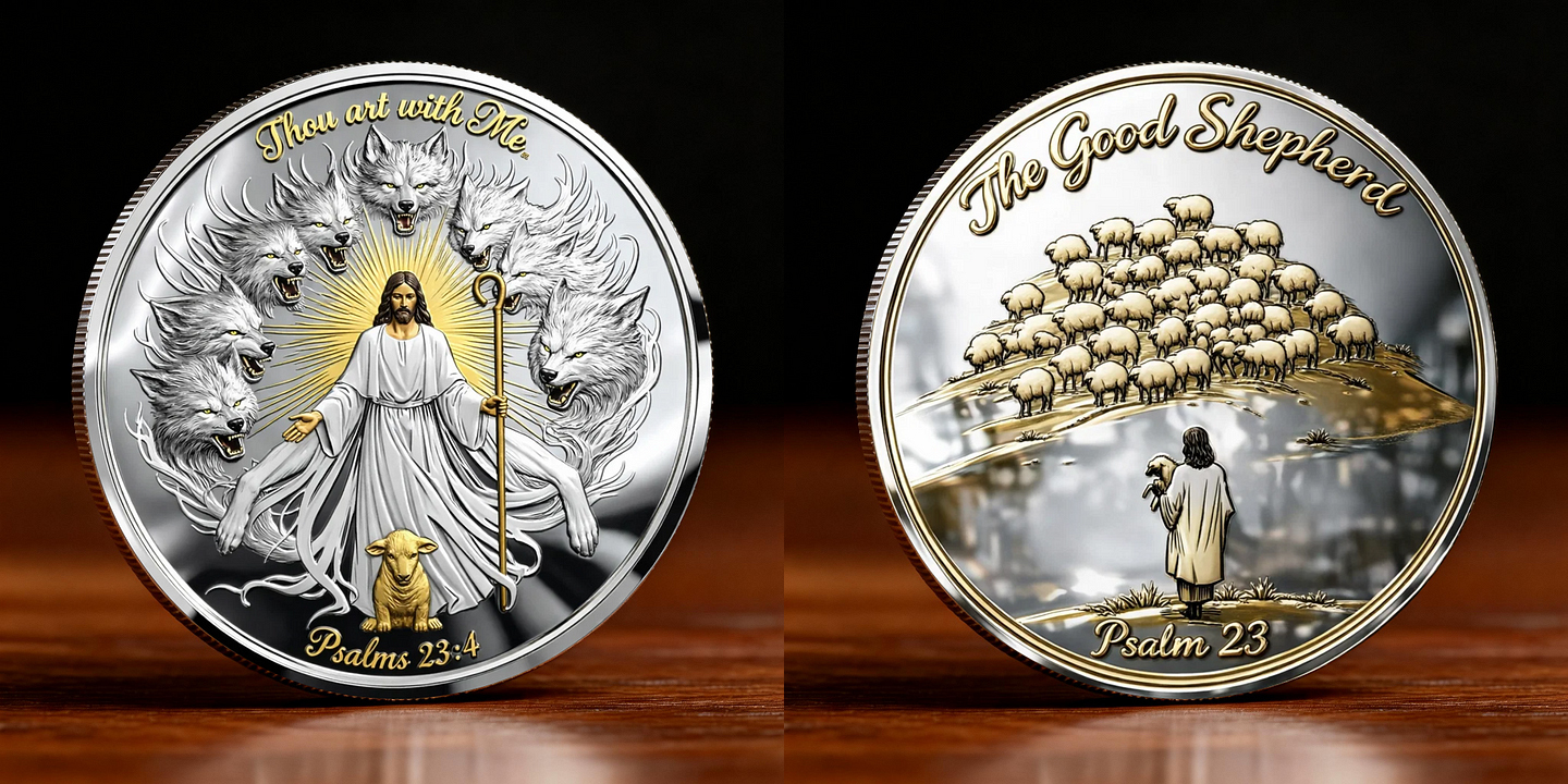 🏆Flash Sale 60% OFF - 🙏“Thou Art With Me” Faith Commemorative Coin