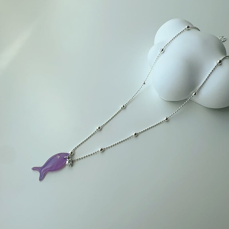 🐟✨ Ocean Dream Blue Fish Tail Earrings