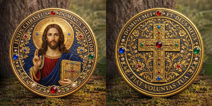 🏆Flash Sale 60% OFF - Jesus Christ Salvator Mundi Commemorative Coin