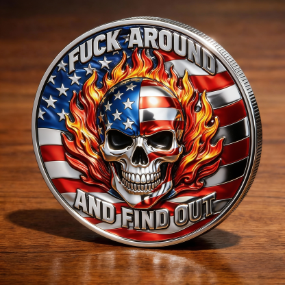 🏆New Year 60% OFF- FAFO Skull Challenge Coin