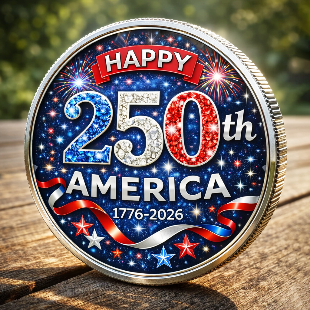 🏆New Year 60% OFF-  United States 250th Anniversary Double-Sided Commemorative Coin