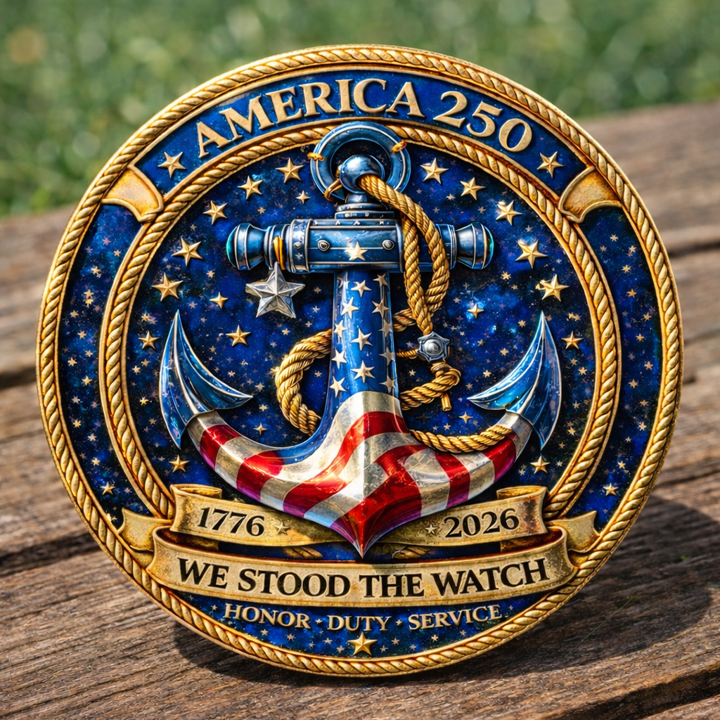 🏆Flash Sale 60% OFF - America 250: We Stood the Watch Commemorative Coin