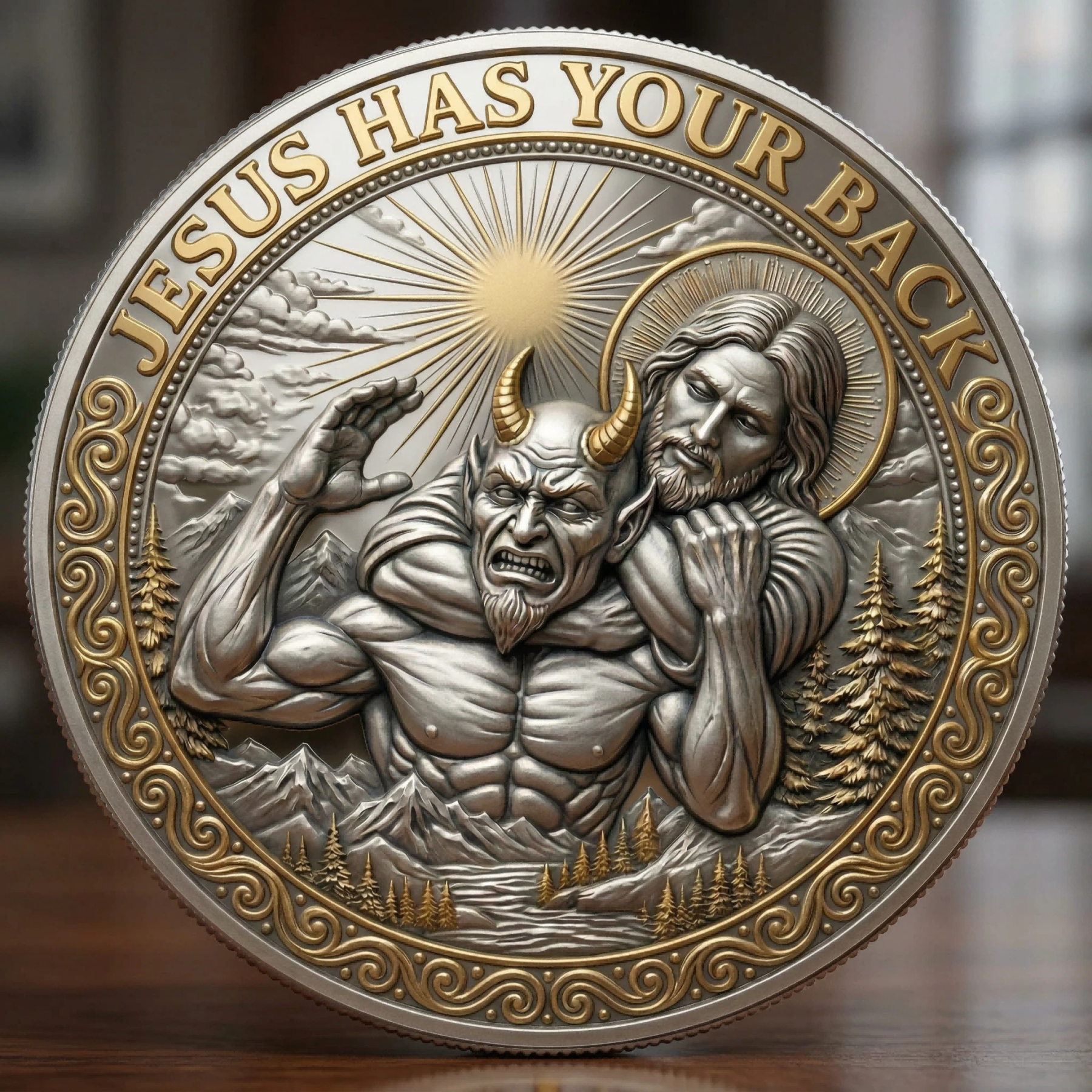 ⚡️Last Day 60% OFF - He Is Rizzin’ Commemorative Coin 🏀🪙✨