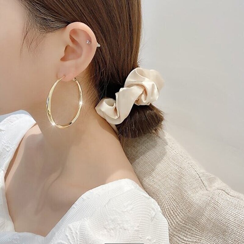 S925 Fashion Classic Circle Earrings